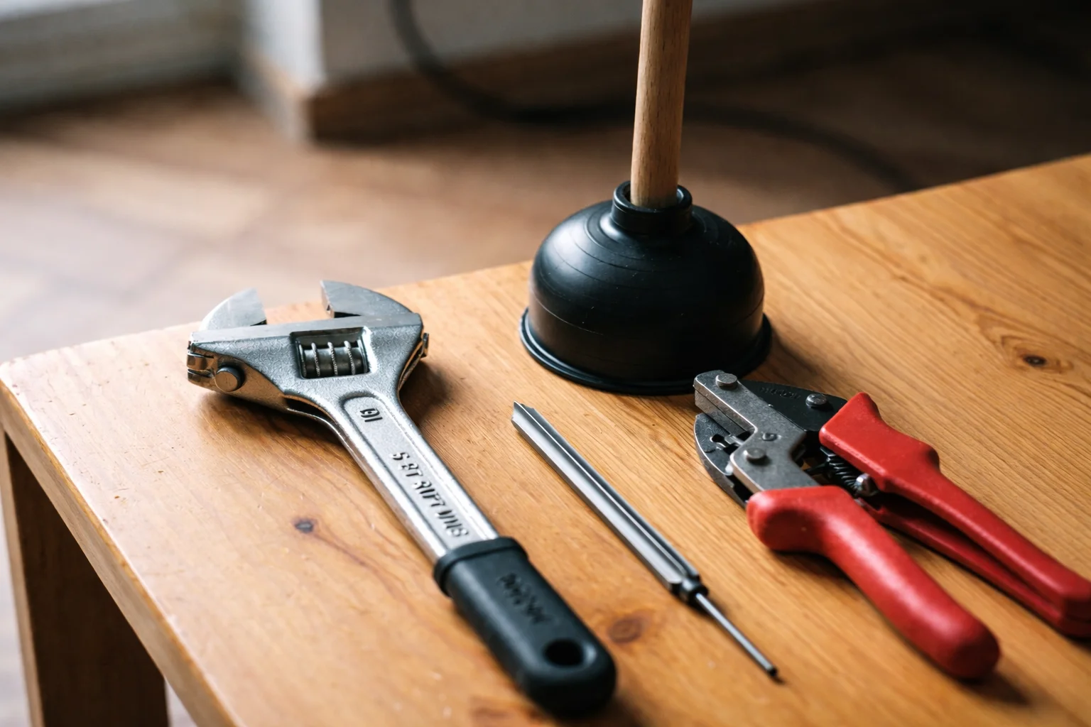 Bathroom plumbing work
