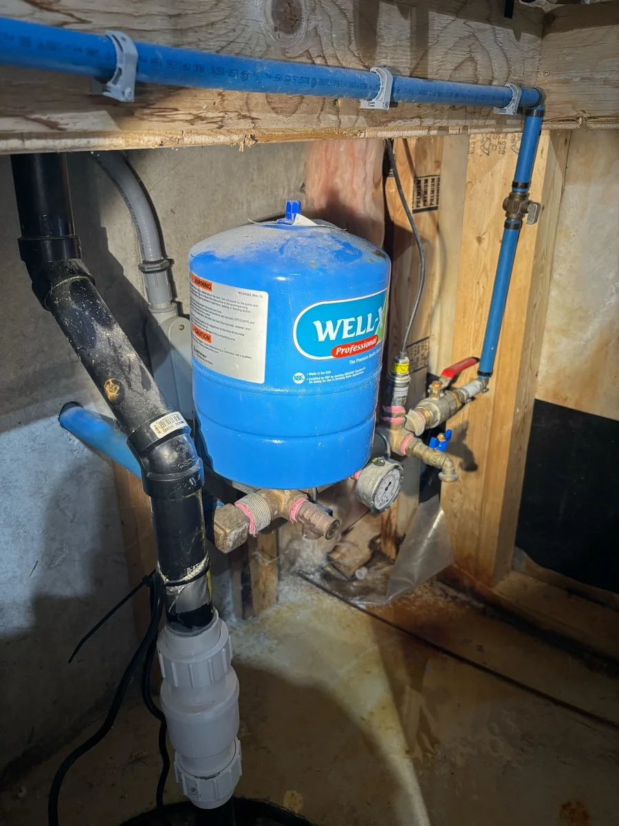 well pump plumbing service