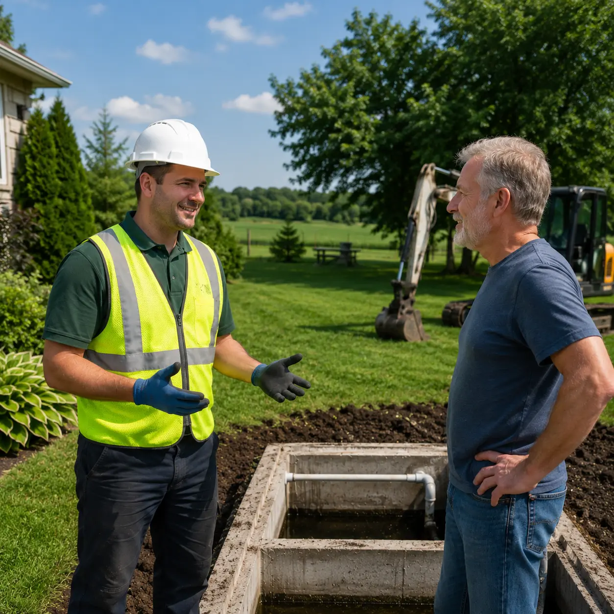 Septic system service in Orangeville and Dufferin County