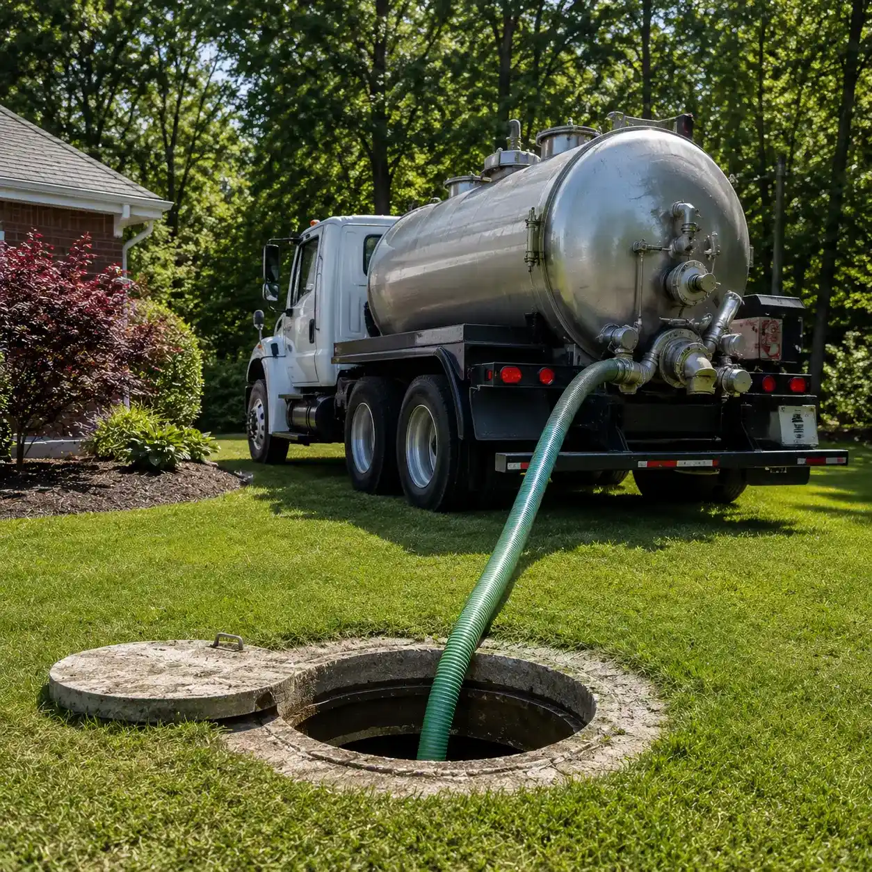 Septic tank pumping in Orangeville