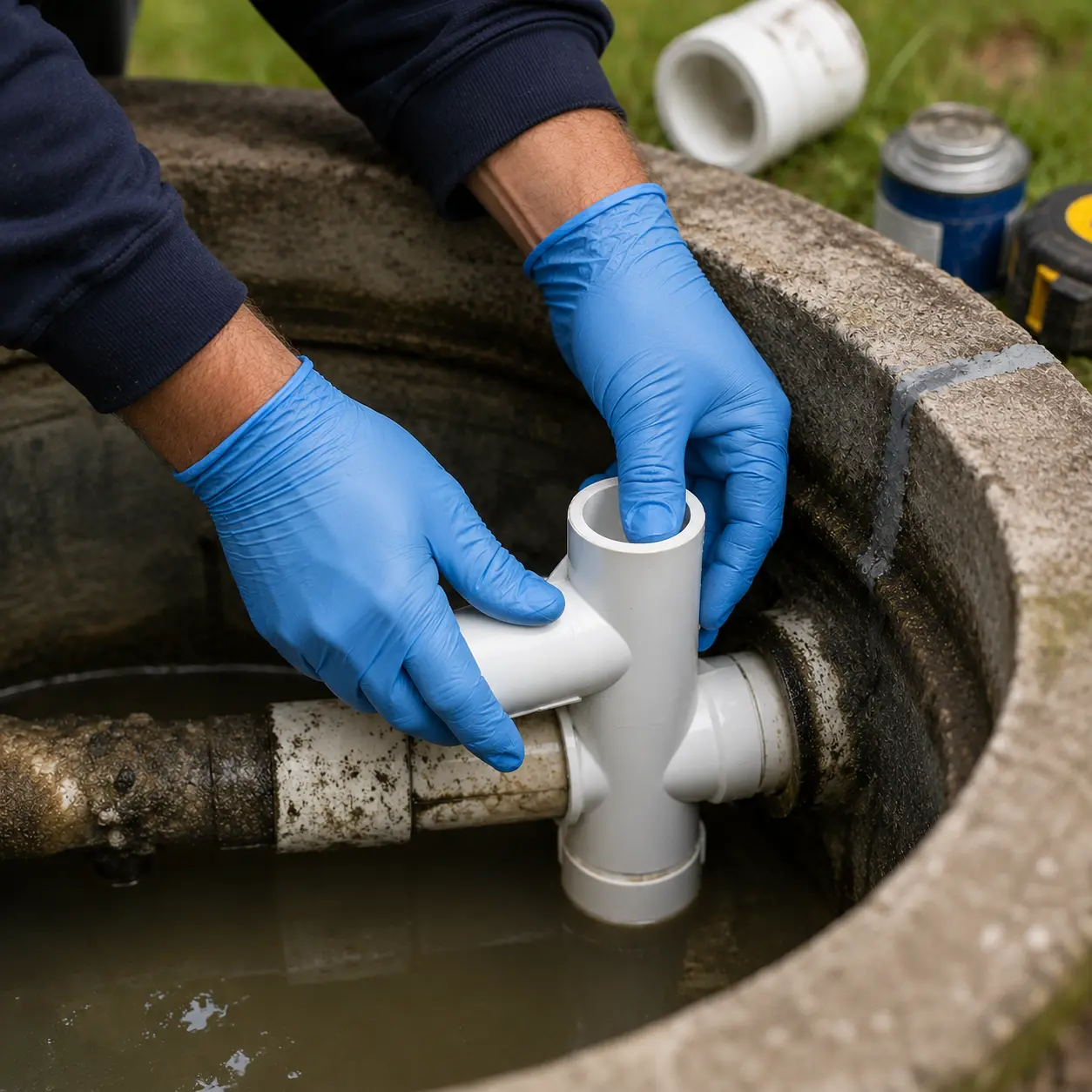 Septic system repair near Orangeville